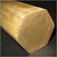 brass hexagon bars